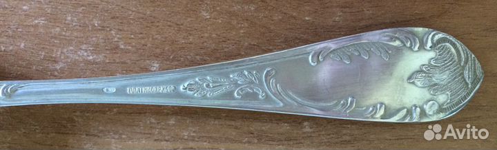 Серебряная столовая ложка. 