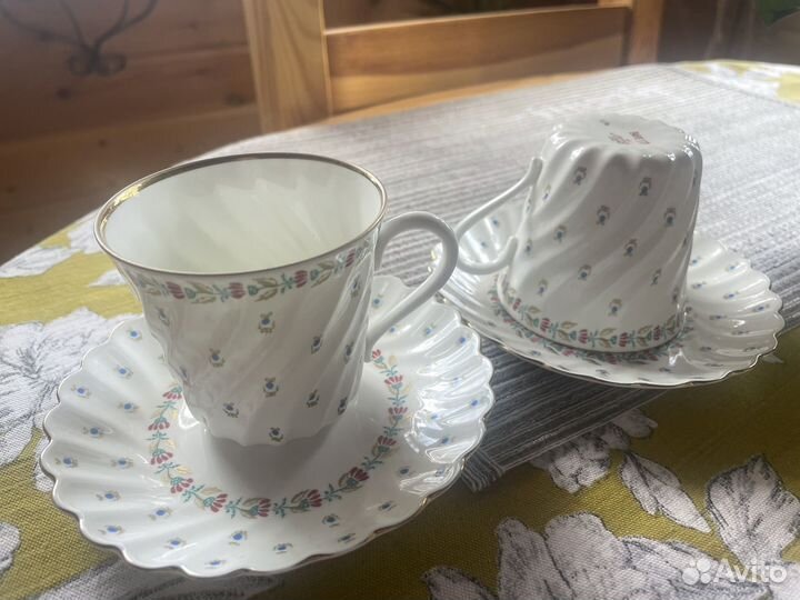Чайная пара лфз костяной фарфор