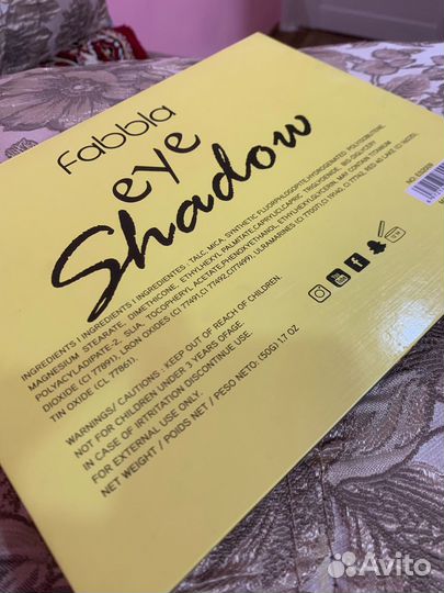 Палитра теней 99 цветов