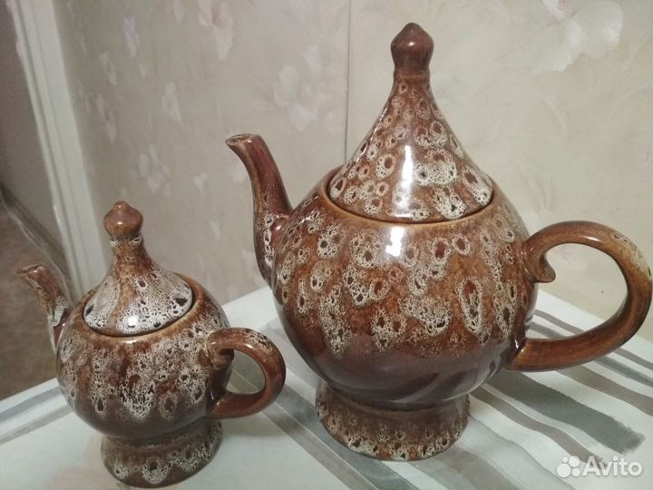 Керамика винтаж,горшочки,тарелки,чайники