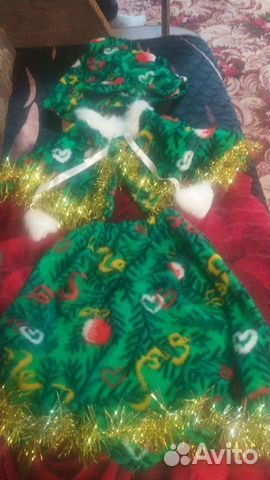 Новогодний костюм для девочки 5,6 лет