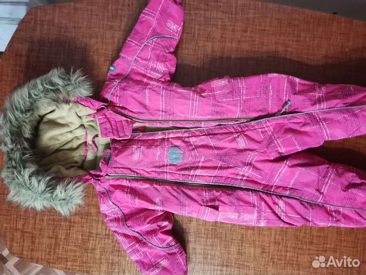 Зимний комбинезон для девочки 74 +6