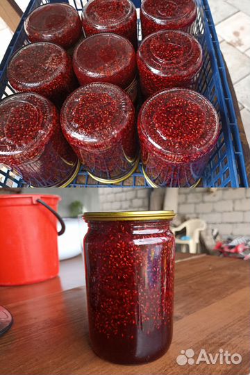 Малиновый варенье и чёрное смородина