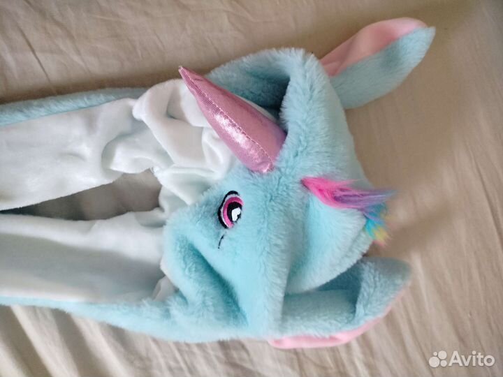 Шапка Единорог с двигающимися ушами