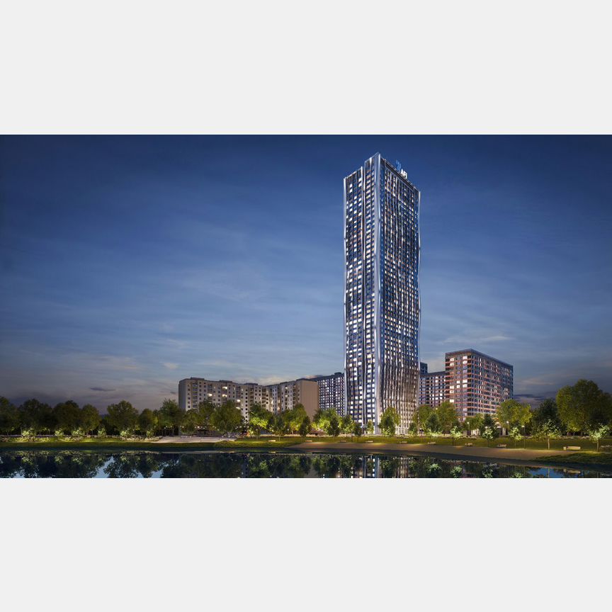 2-к. квартира, 53,6 м², 48/53 эт.