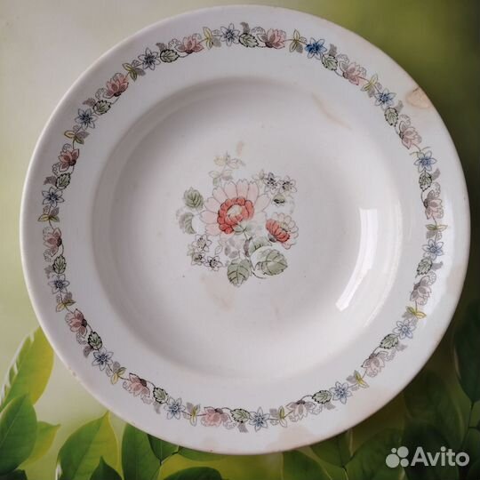 Блюдо тарелка большая зик Конаково СССР