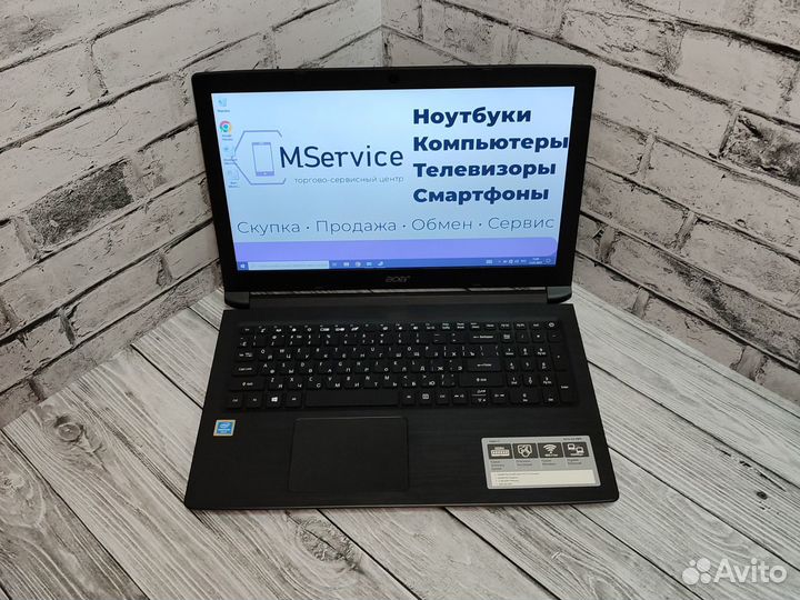 Ноутбук Acer Pentium(i3) /UHD610/4Gb/SSD120/15.6
