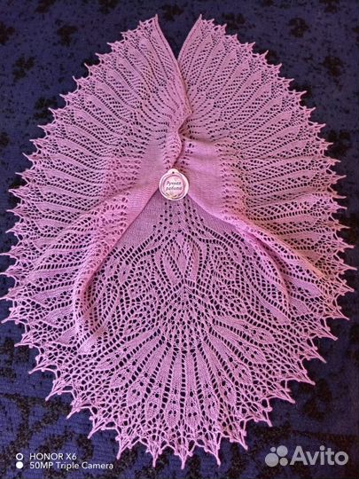 Пуховый платок шаль