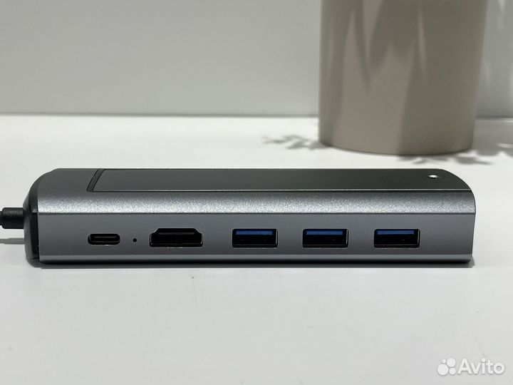 Usb type c Hub 6в1 Внешний корпус SSD M2