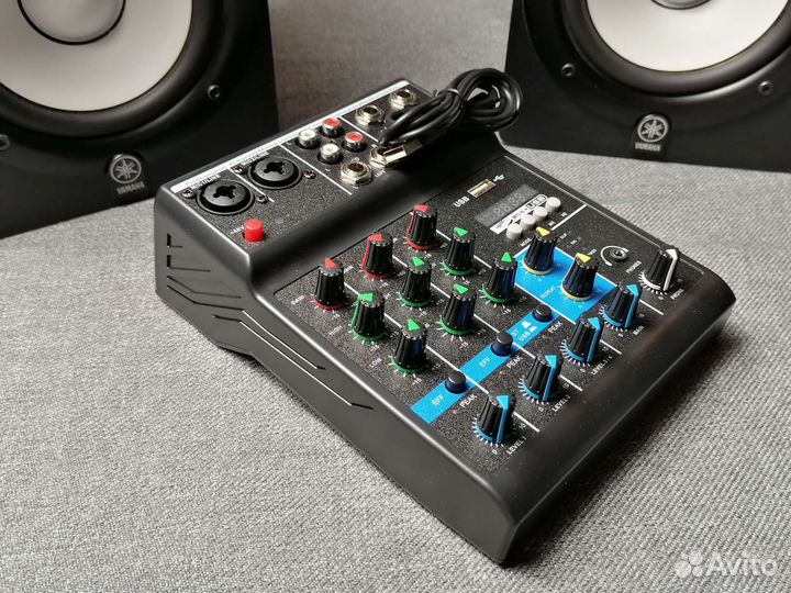 Микшерный пульт с Эффектами и Bluetooth