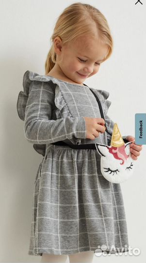 Платье для девочки 128 c&a Новое