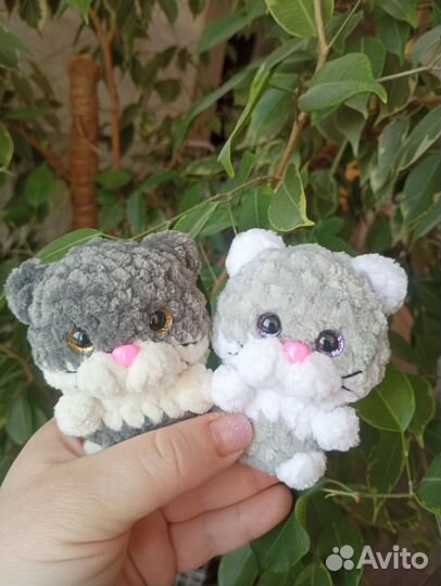 Котята кот вязаный игрушки