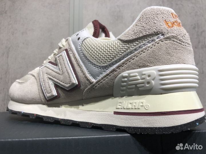 Кроссовки new balance 574 светлые