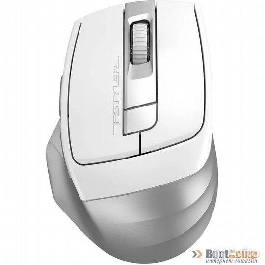 Беспроводная мышь A4Tech Fstyler FB35сs белый/серы