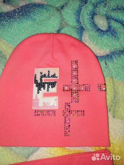 Комплект шапка и снуд