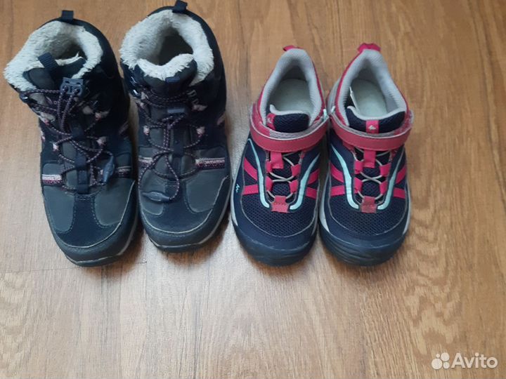 Кроссовки девочке28р.Quechua