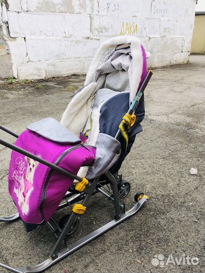 Коляска санки