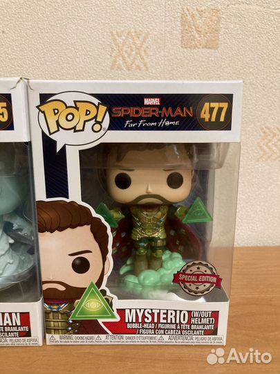Funko pop moltenman 474 hydro-man 475 mysterio 477