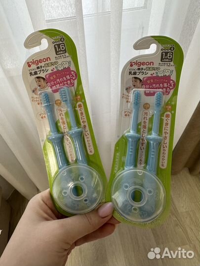 Зубные щетки Pigeon от 18 месяцев до 3 лет