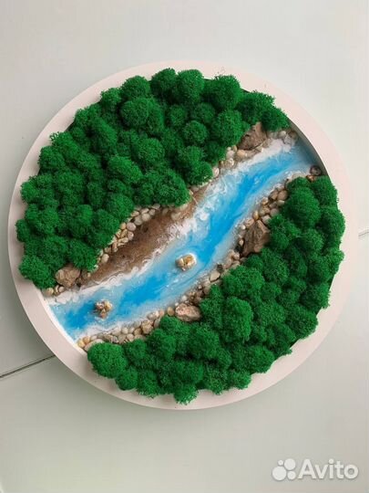 Панно на круглой основе D-40