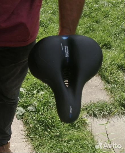 Седло для велосипеда мягкое