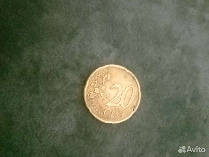 Монета финляндии 20 евро цент редкая
