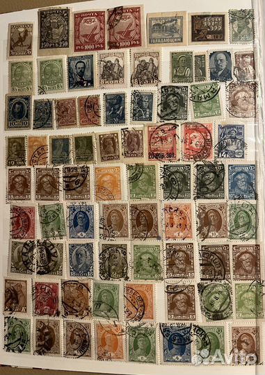 Российские марки столетней давности