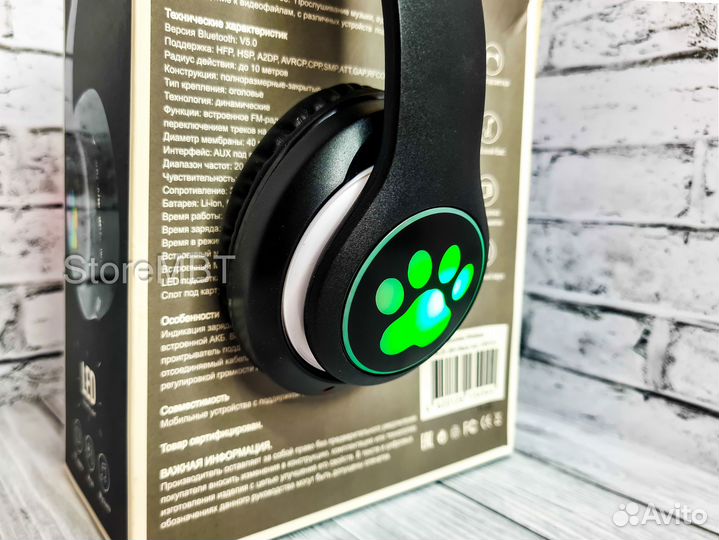 Наушники Cat / Наушники с ушками - Новые trend