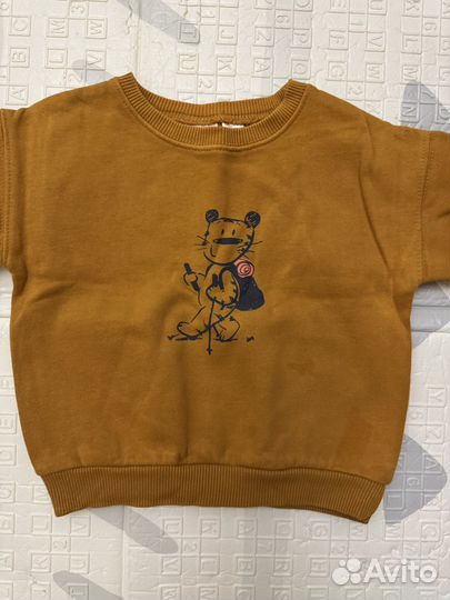 Толстовка (свитер, худи) свитшот, кофта zara 92см