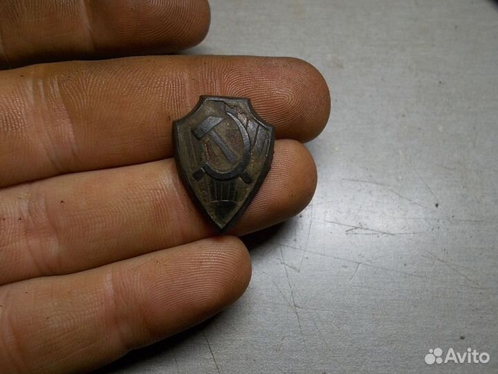 Кокарда Милиция ркм 1929-1930 год Оригинал Состоян