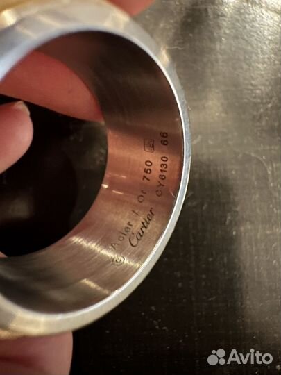 Мужское кольцо cartier