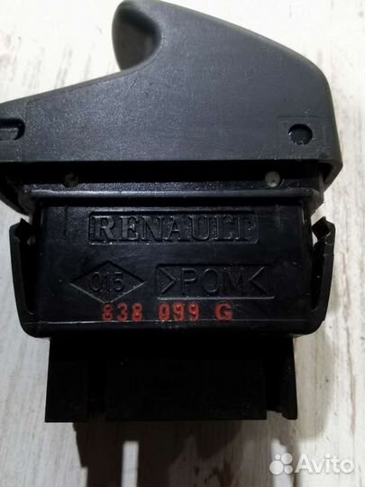 Кнопка стеклоподъемника renault scenic 1