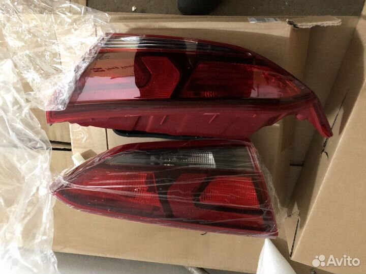 Задние фонари в крышку багажника Solaris 17 год