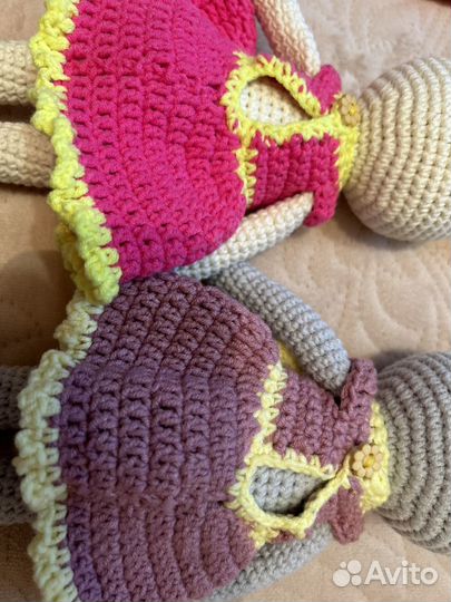 Вязаные игрушки ручной работы