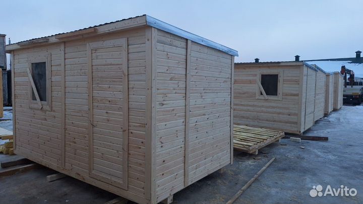 Бытовка и хозблок универсальные под ключ