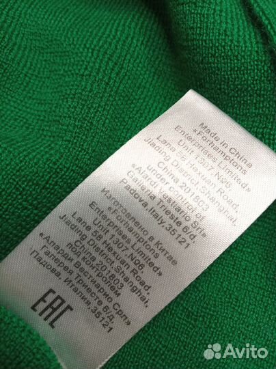 Италия шерсть джемпер р 46-48