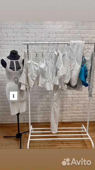 Белый топ Манго Зара ажурные брюки комбез платье