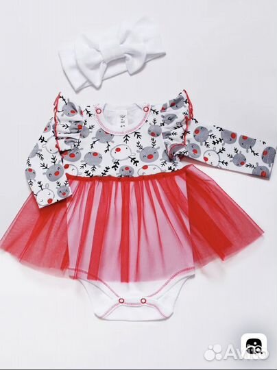 Бодик-платье для девочки