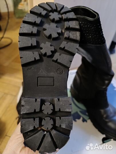 Демисезонные ботинки на девочку 34 размер