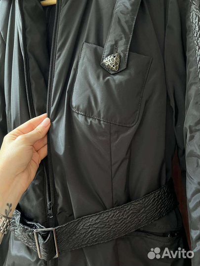 Куртка зимняя женская 50 размер черная
