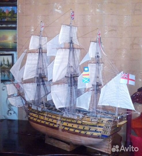 Продажа модели линейного корабля 