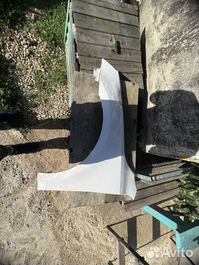 Крыло левое skoda octavia a7 дорест