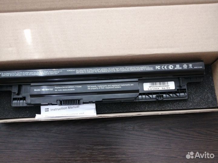 Батарея для ноутбука dell новая