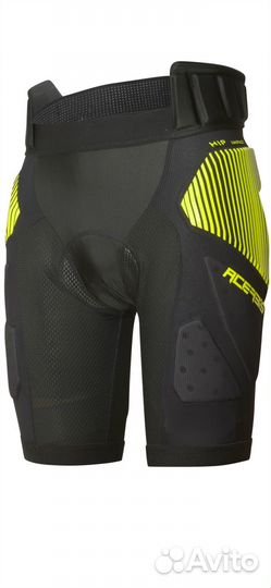 Мотошорты защитные acerbis soft rush черно-желтые