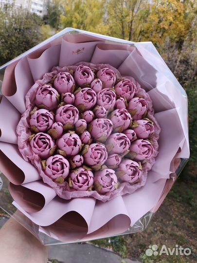 Букет из зефира Подарок на День Рождения, Юбилей