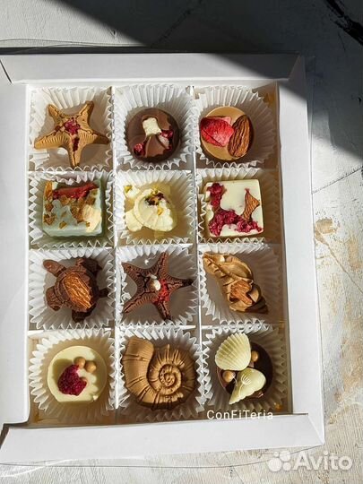 Конфеты ручной работы на основе бельгийск шоколада