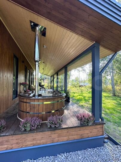 Коттедж 136 м² на участке 10 сот.