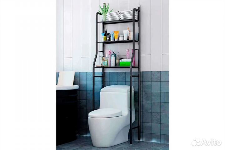 Стеллаж этажерка для туалета и ванной