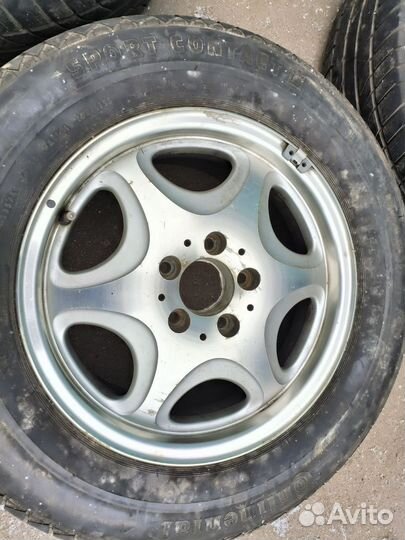 Колеса mercedes r16 w140 s500 5x112 continental