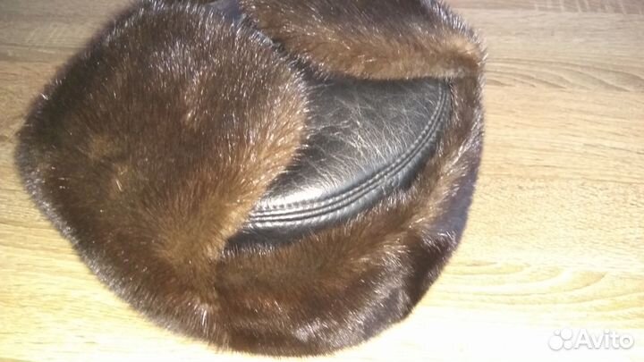 Норковая шапка мужская